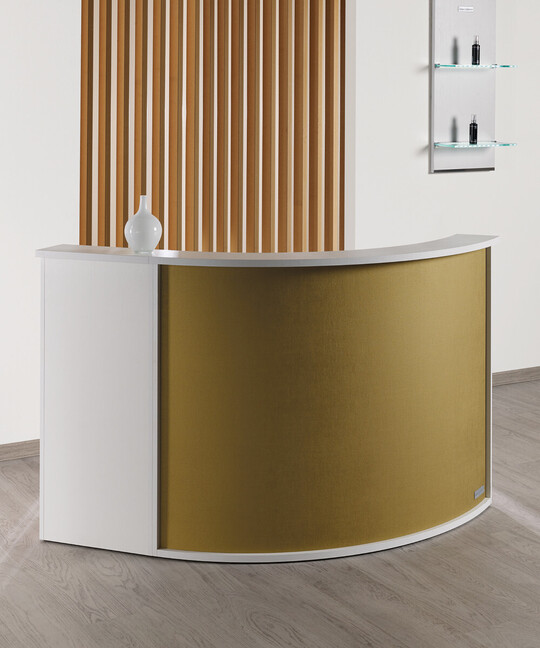 Reception desk for hairdresser: Form - In foto: RD/252 - Colore: Gold K6 - Medical & Beauty