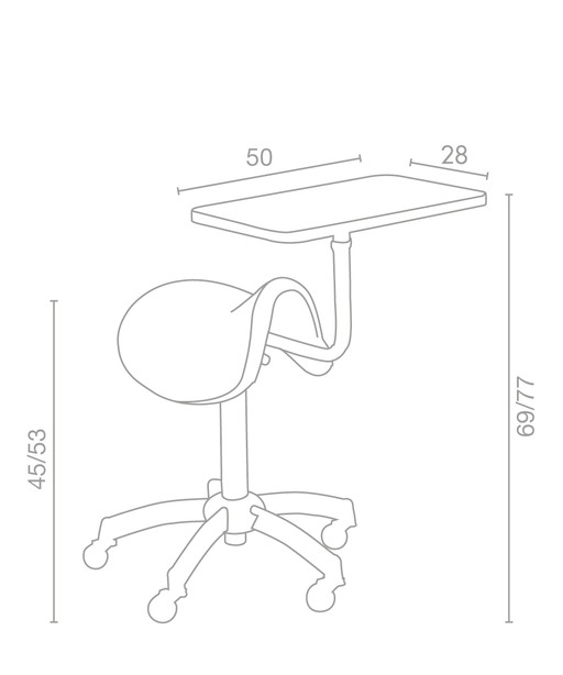 Sgabello per centro estetico: Rodeo Manicure - Medical & Beauty Accessori_Dis11.jpg