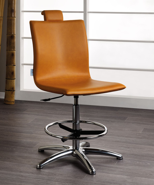 Chair for beauty centre: Marilyn - In photo: MB/P9 - Colour A e B: Mango 53 - Medical & Beauty